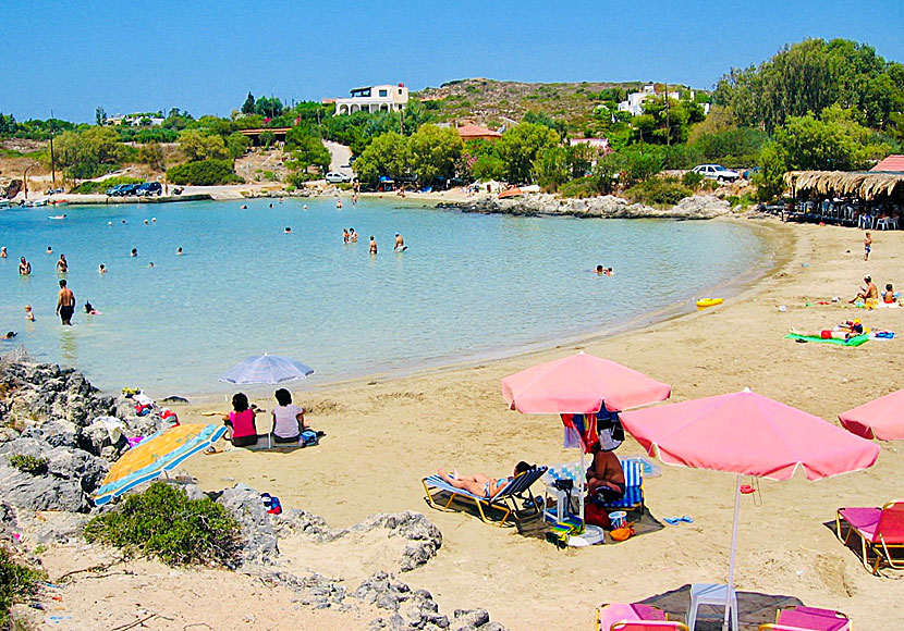 Tersanas beach in the Akrotiri peninsula east of Chania.