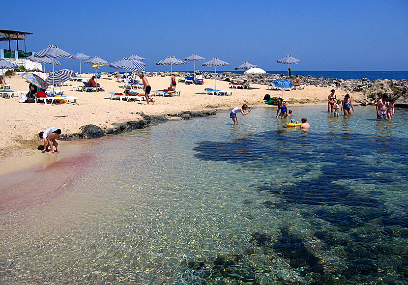 Little Stavros and Thanasis Taverna on the left in the Akrotiri peninsula east of Chania city. Crete.