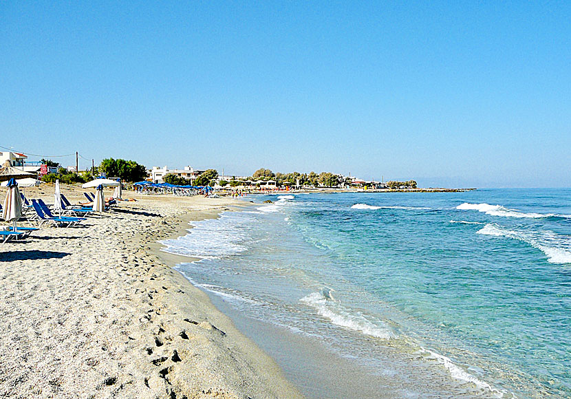 The closest beach from Heraklion is the beach in Analipsi.