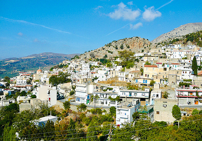 The village of Ano Viannos in Heraklion county on Crete.