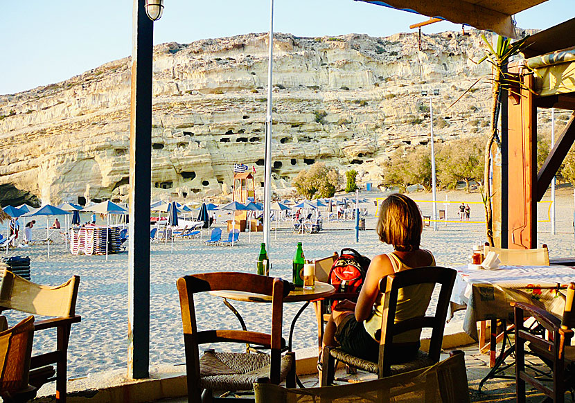 Cosy Matala in southern Crete.