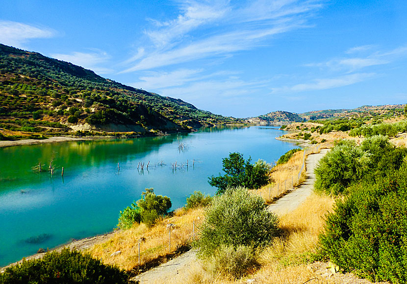Faneromeni Lake near Zaros in Crete.