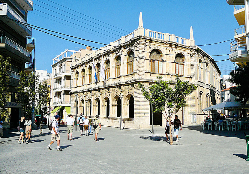 The Venetian Loggia in Heraklion.