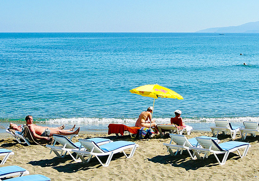 The beach of Hersonissos.