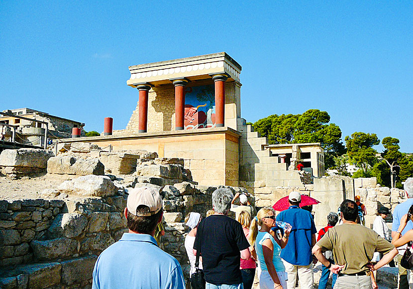 The Minoan Palace of Knossos in Heraklion.