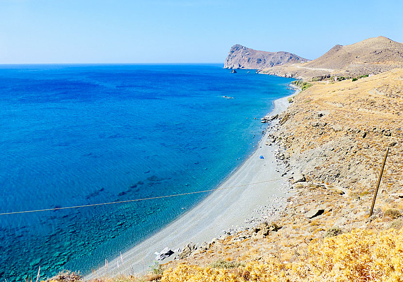 Petrakis beach in Lendas. Crete.