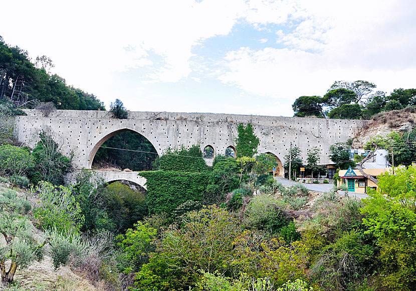 The Roman aqueduct near the village of Patsides outside Knossos in Heraklion, Crete.