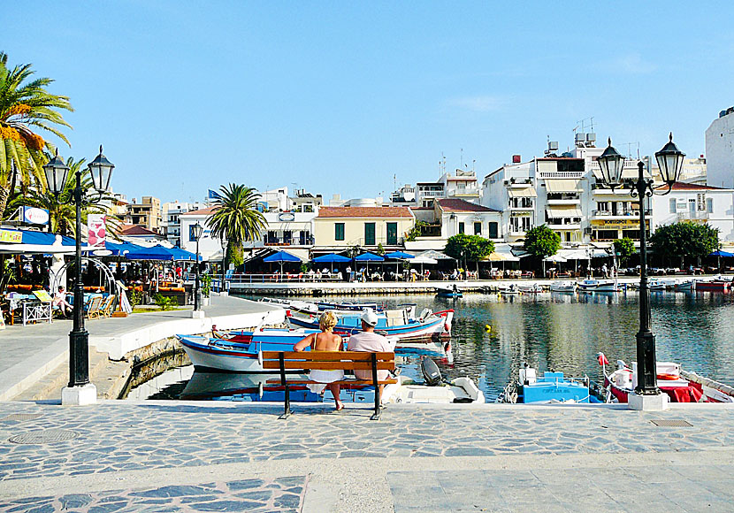 Don't miss the cosy village of Agios Nikolaos when you visit Spinalonga in eastern Crete.