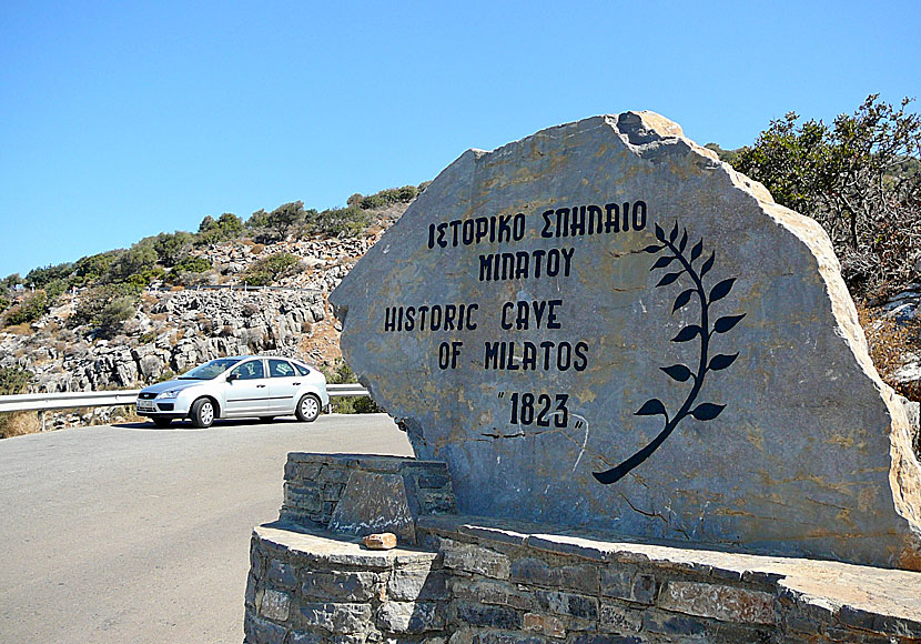 Milatos cave near Agios Nikolaos, Heraklion and Sissi in Crete.