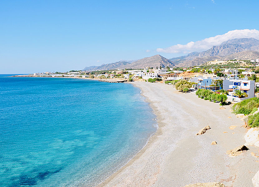 Kalamokanias beach in Makrigialos in south-eastern Crete.