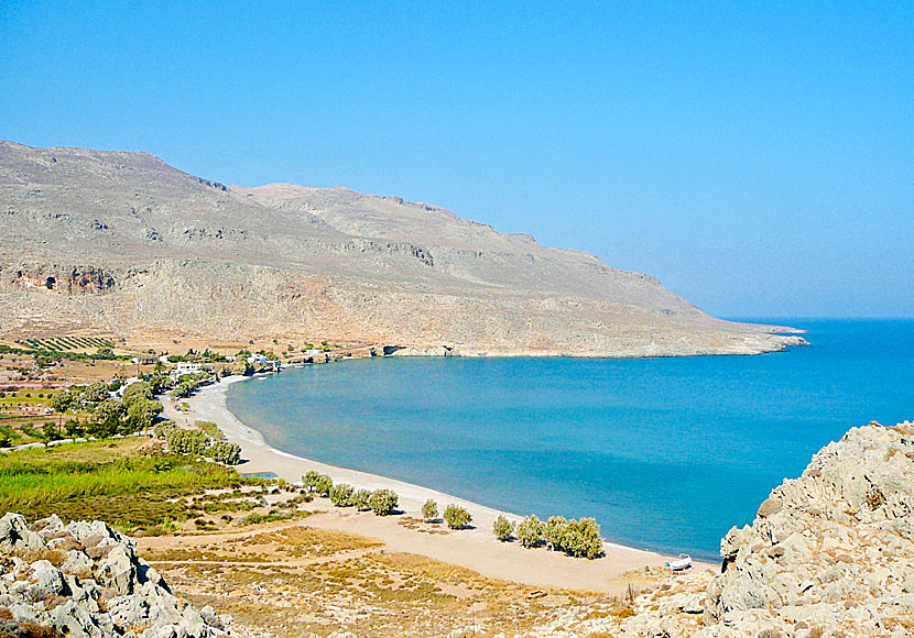 The small cozy village of Kato Zakros in eastern Crete.