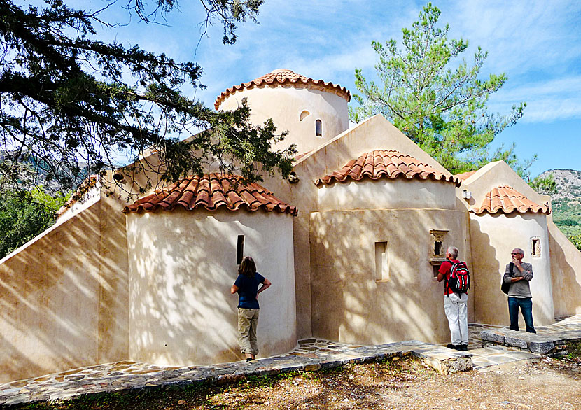 Entrance to the frescoes in the Church of Panagia Kera is around €3.