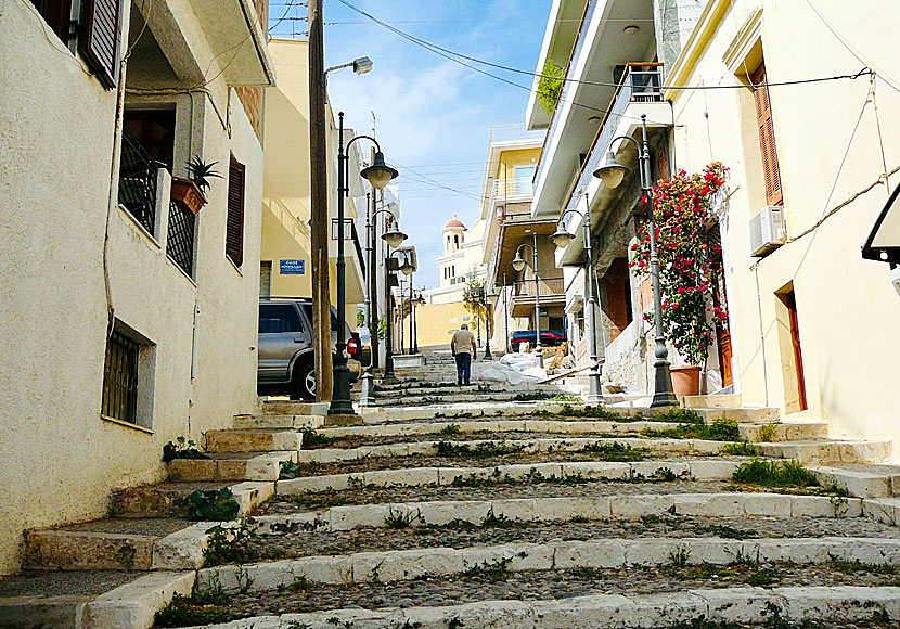 In Sitia, Crete, there are many long staircases that hold the town together.