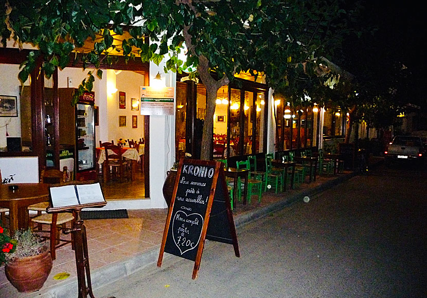 Restaurant Kronio in Tzermiado on the Lasithi Plateau is one of the best restaurants in all of Crete.