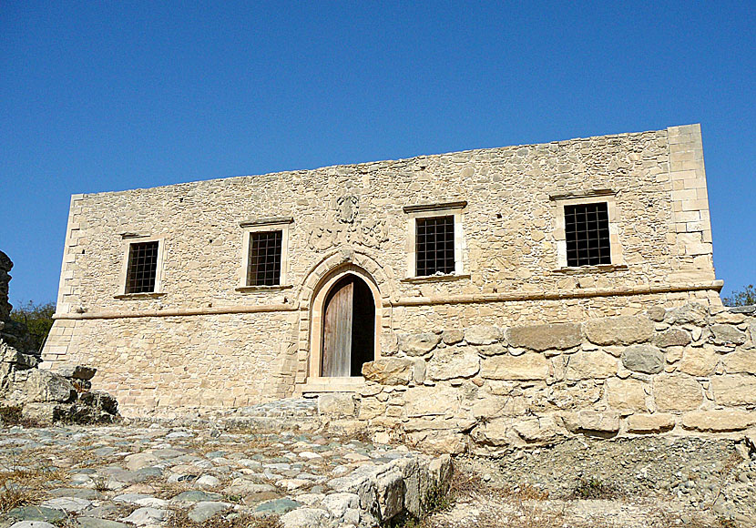 Venetian villa De Mezzo in the abandoned village of Etia near Ziros in Crete.