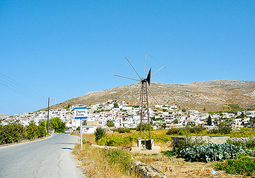 Ziros and the Ziros plateau near the medieval village of Etia and Xerokambos.