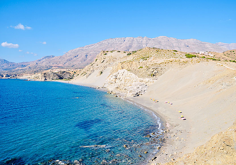 Big Beach in Agios Pavlos in southern Crete