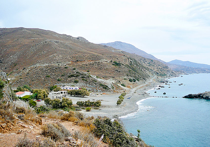 Ammoudi beach close to Preveli beach where there are a taverna, mini market and rooms for rent.