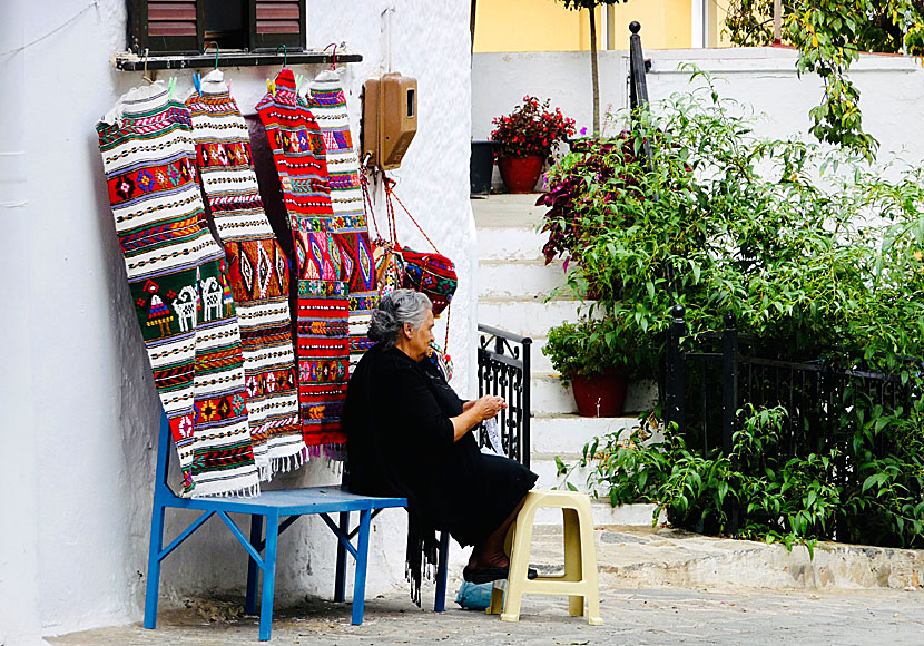 Anogia in Crete is known for its hand-woven carpets and textiles.
