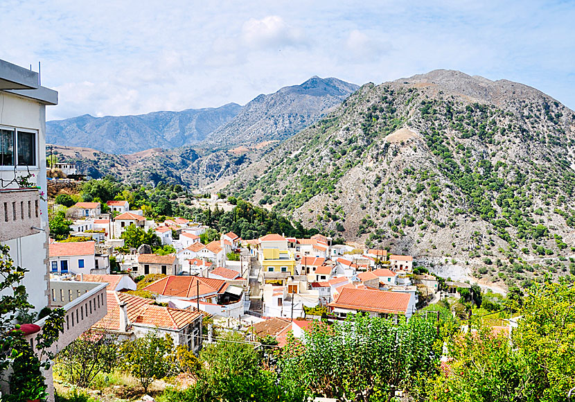 The very beautiful village of Argiroupolis in Crete.