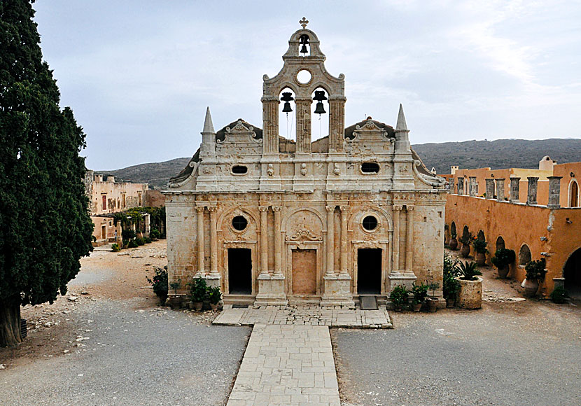 Arkadi Monastery is located 20 kilometers southeast of Rethymnon.