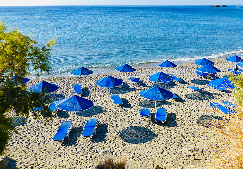 From Souda beach on Crete, you can swim in the Libyan Sea all the way to Egypt.