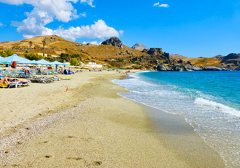 Damnoni beach south of Rethymnon in Crete.