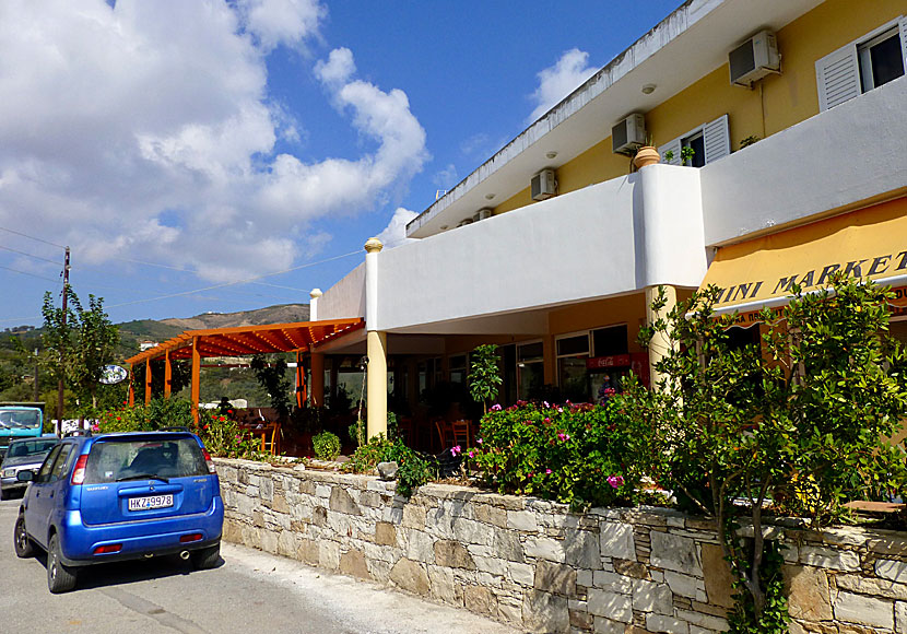 Taverna Iliomanolis in the small village of Kanevos near Plakias in southern Crete.