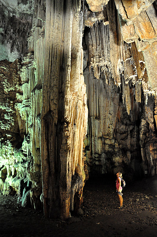 Melidoni Cave east of Rethymno in Crete.