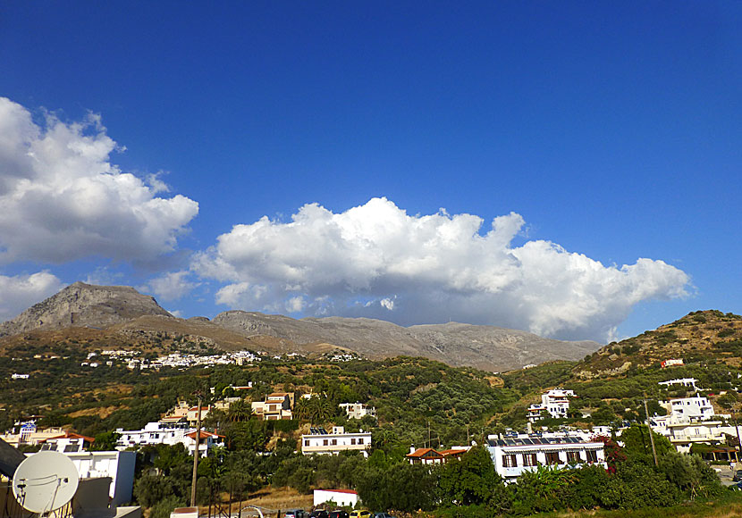 Mirthios lies in the mountains above Plakias in Crete.