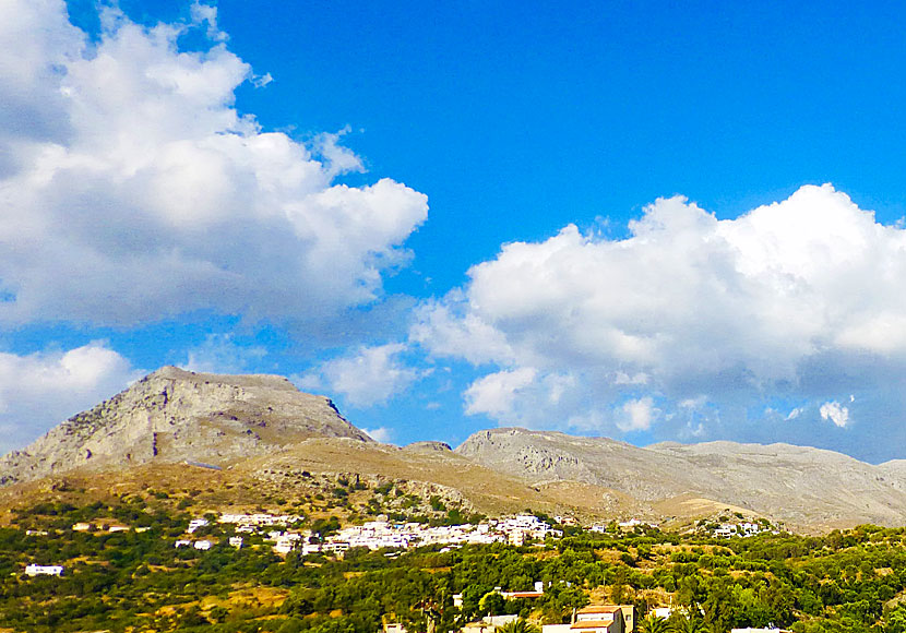 The village of Mirthios above Plakias in southern Crete.