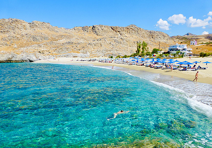 Shinaria beach close to Plakias in Crete.