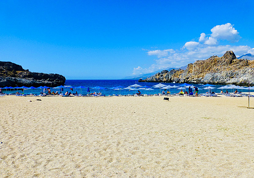 Skinaria beach south of Rethymnon in Crete.