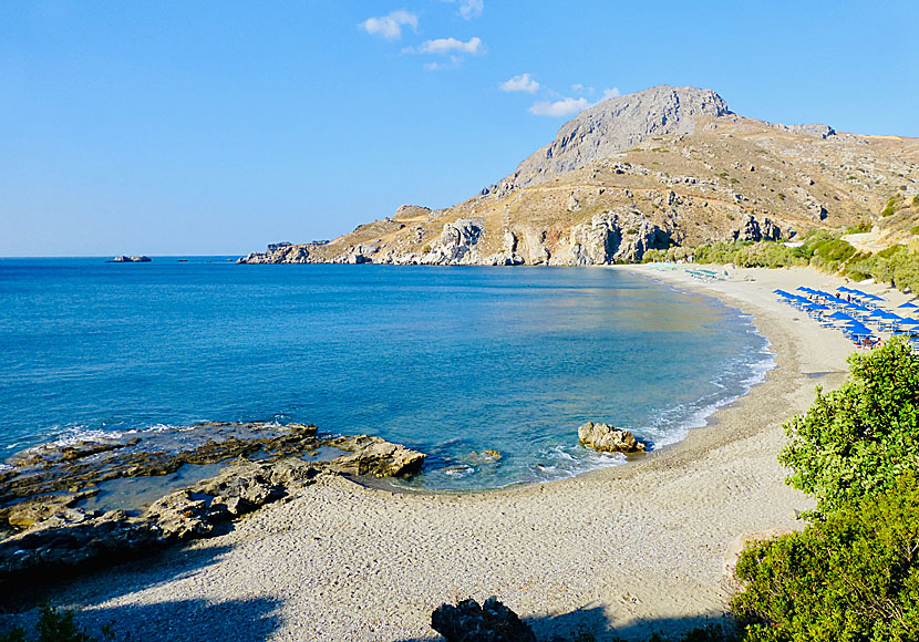 Souda beach west of Plakias in Crete.