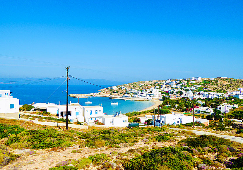 The cosy port village of Stavros on Donoussa in the Cyclades.