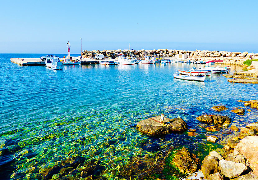 The port of Stavros on Donoussa.