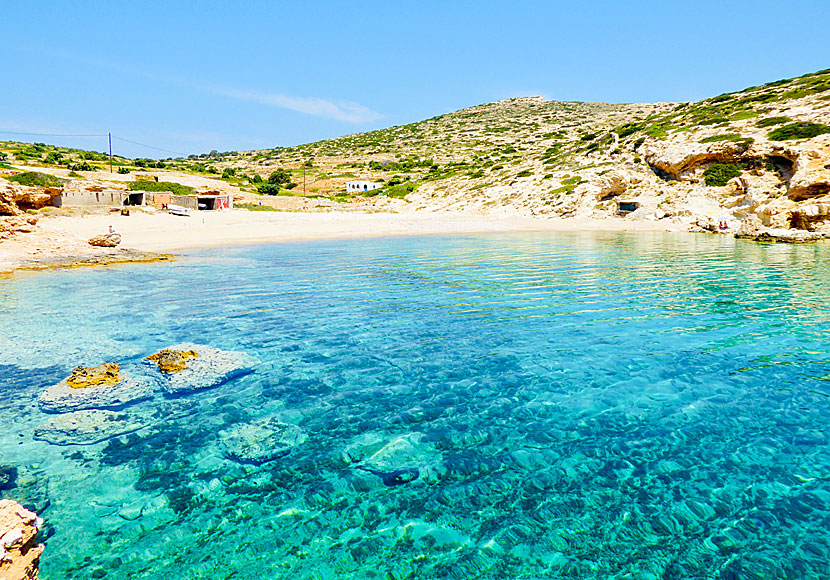 Kalotaritissa beach on the north of Donoussa.