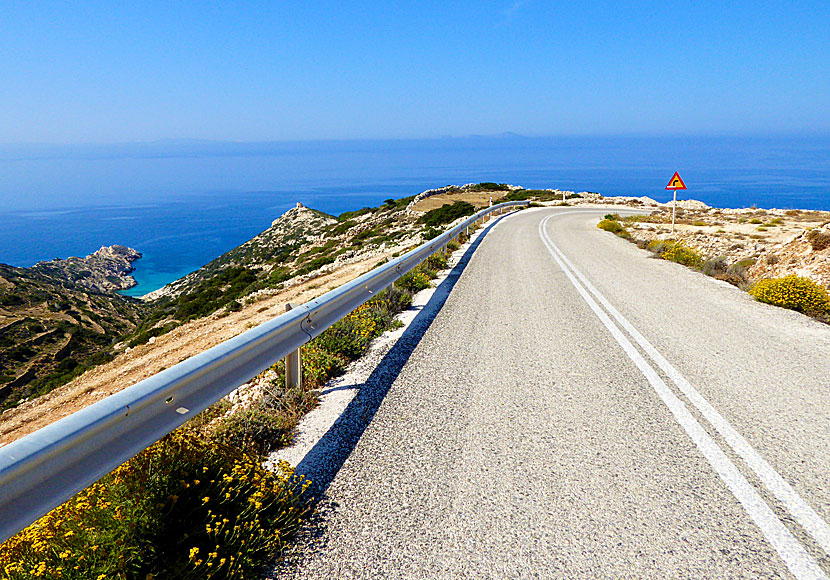 The road that goes between Stavros to Kalotaritissa on Donoussa.