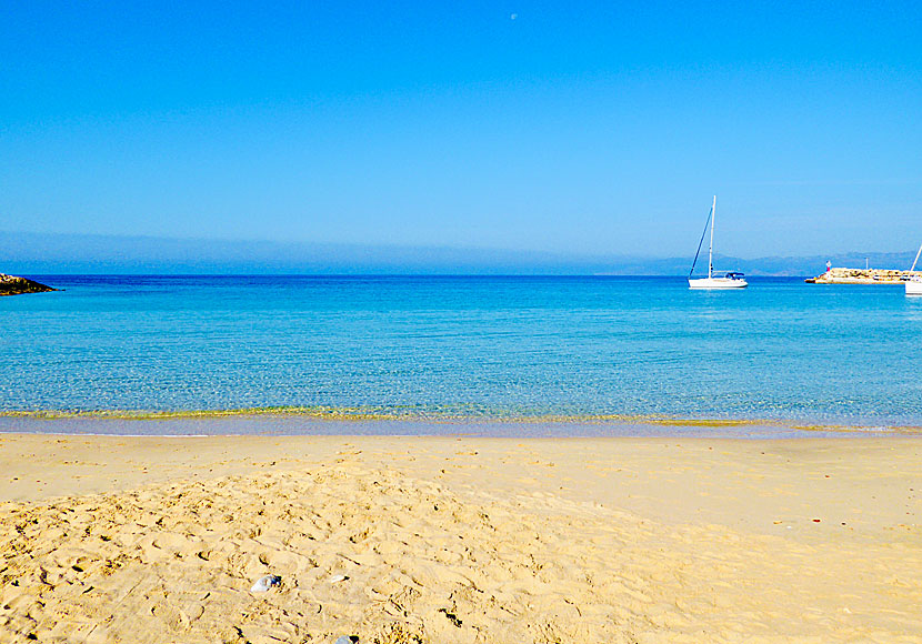 Stavros beach is one of the best beaches on Donoussa.