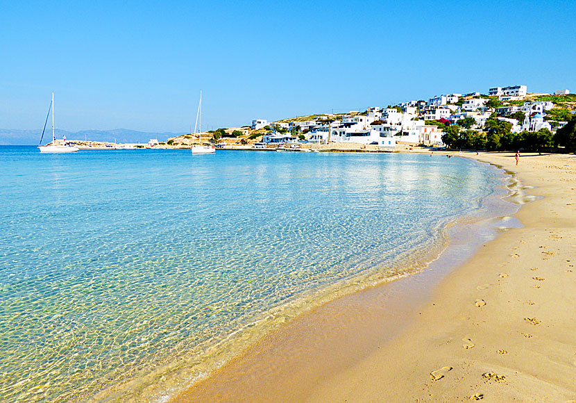 Stavros beach on Donoussa in the Cyclades.