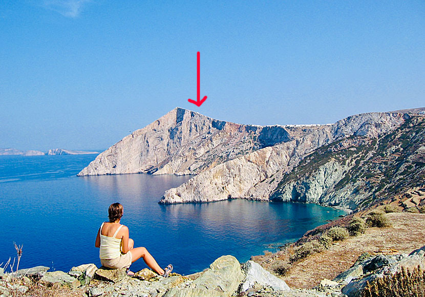 Church of Panagia, Chora and Kastro on Folegandros.