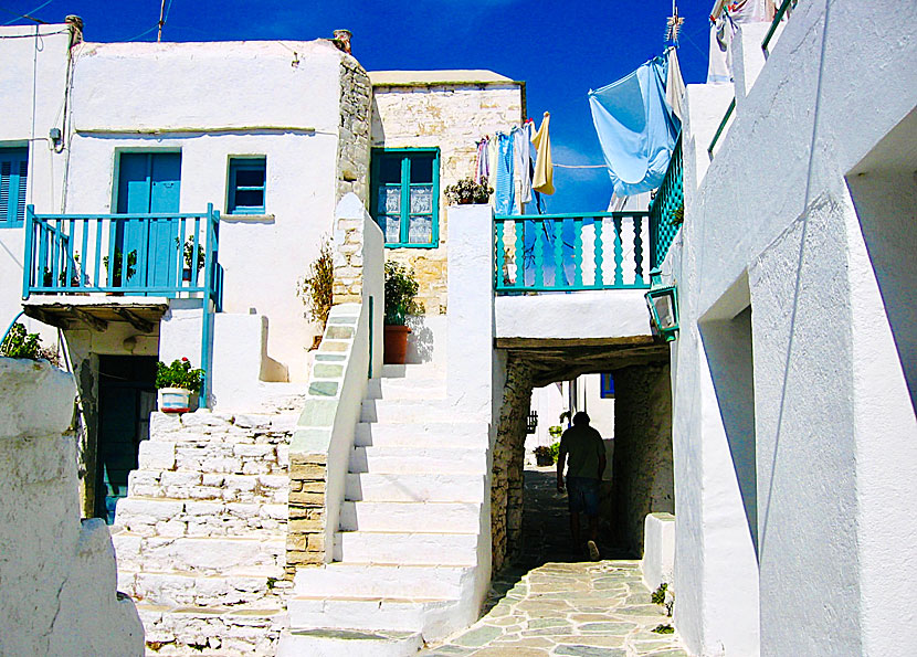 Kastro at Folegandros is still inhabited.