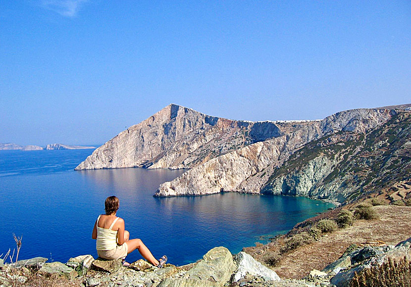 Chrisospilia cave in Folegandros.