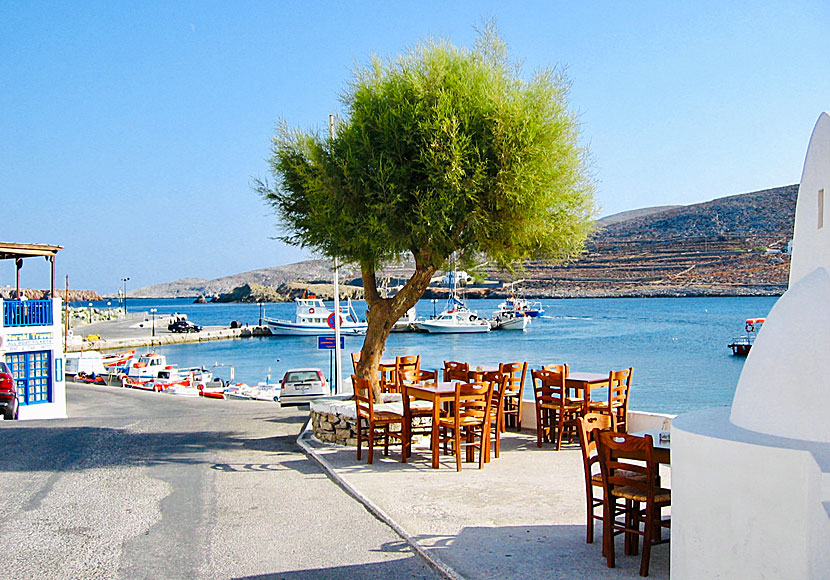 Karavostasi on Folegandros in the Cyclades.