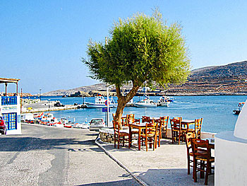 The village Karavostasi on Folegandros. 