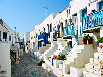 The village of Kastro on Folegandros.