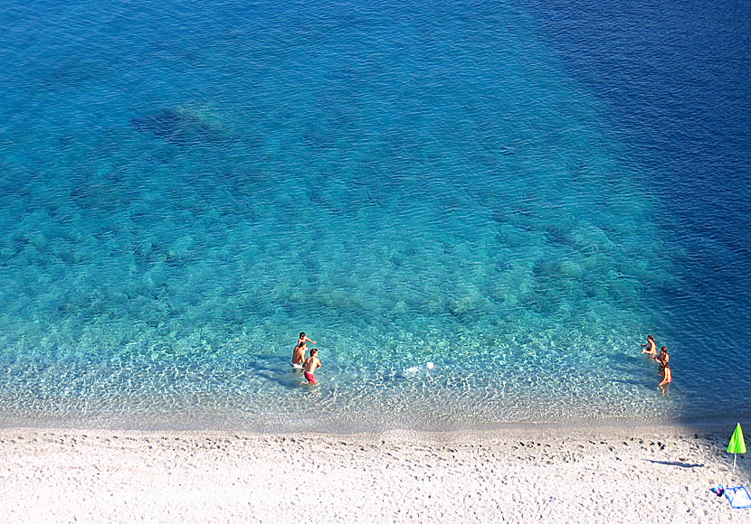 Don't miss Katergo beach when you travel to Karavostasi port on Folegandros.