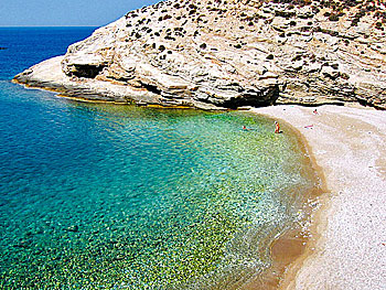 Livadaki beach on Folegandros. 