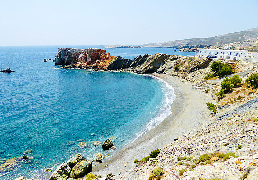 Vardia beach in Karavostasi.