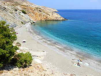 Vardia beach on Folegandros. 